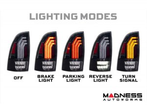 Toyota Tacoma LED Taillights - XB Series - Morimoto - Clear (2005-2015) Toyota Tacoma LED Taillights - XB Series - Morimoto - Clear (2005-2015)